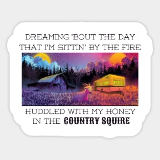 Country Squire Sticker